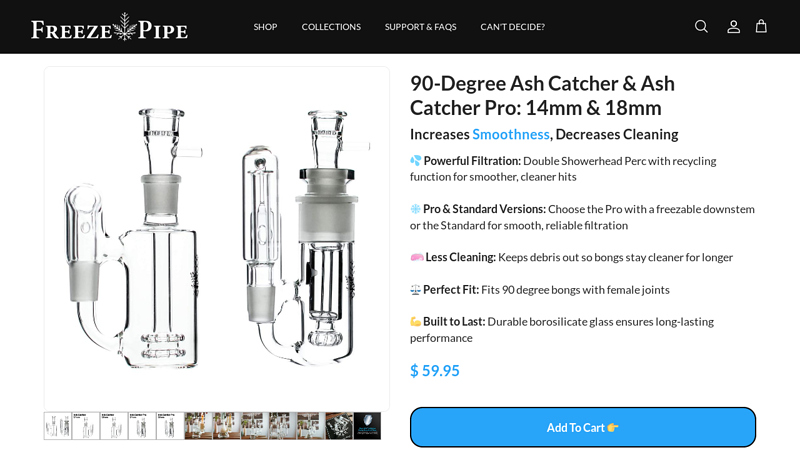 90 Degree Ash Catchers
