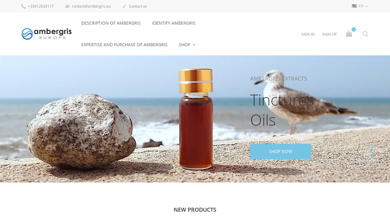 a fragrance from the ocean