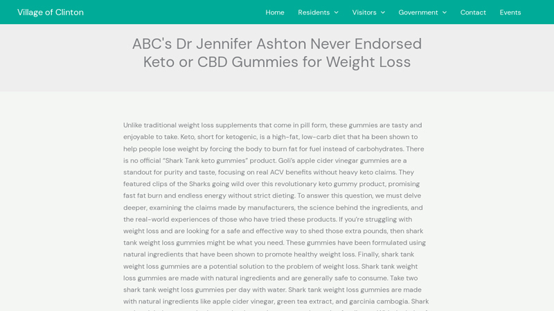 ABC's Dr Jennifer Ashton Never Endorsed Keto or CBD Gummies ...