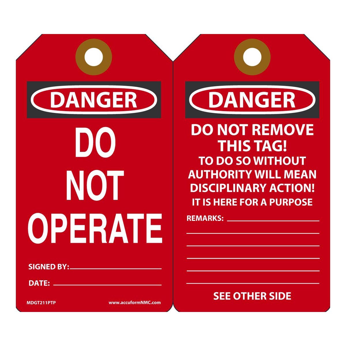 AccuformNMC Safety Signs, Safety Tags, and Safety Labels