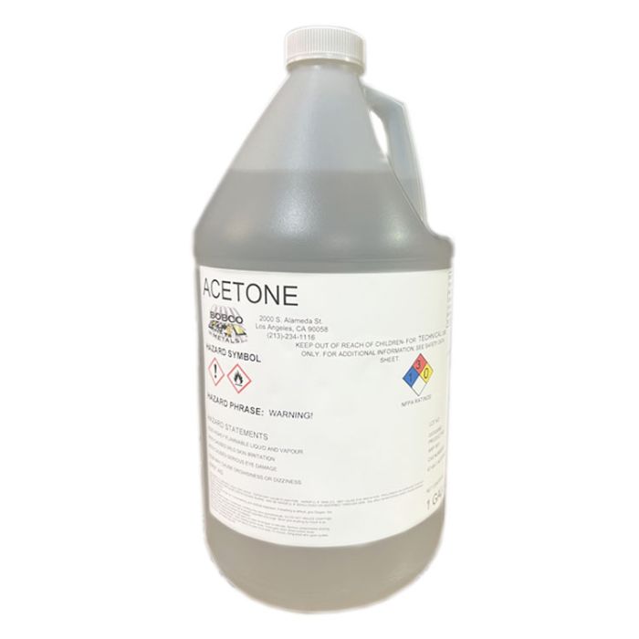 Acetone, industry standard in cleaning, in stock