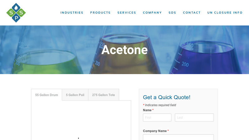 Acetone - SPS