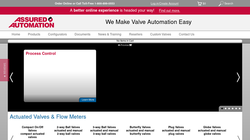 Actuated Valves by Assured Automation