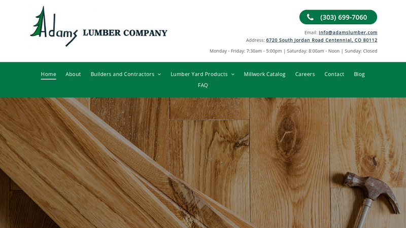 Adams Lumber Company: Lumber Yard