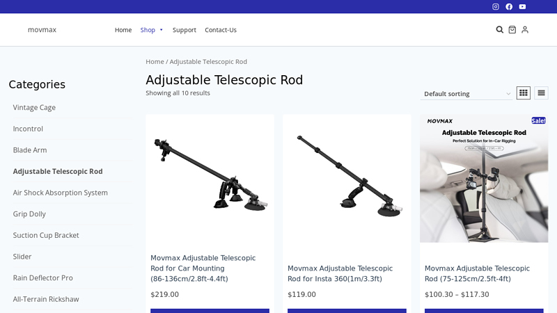 Adjustable Telescopic Rod Archives