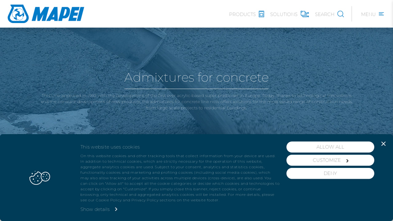 Admixtures for concrete