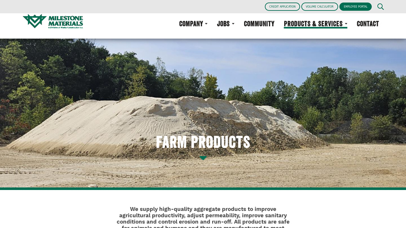 Agricultural Lime and Other Farm Products