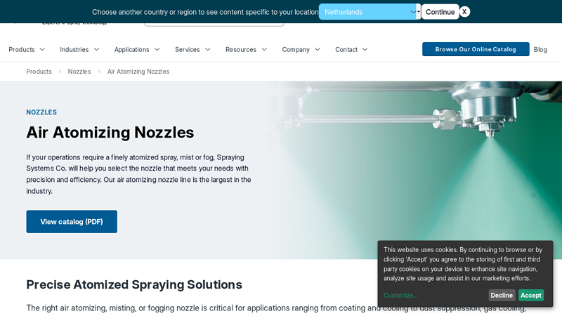 Air Atomizing Nozzles
