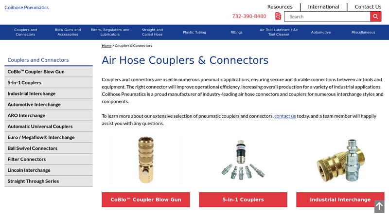 Air Hose Couplers & Connectors