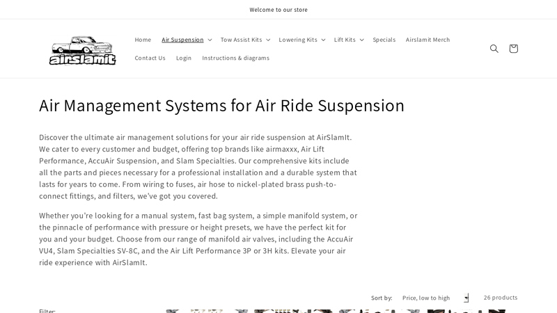 Air Management Systems for Air Ride Suspension