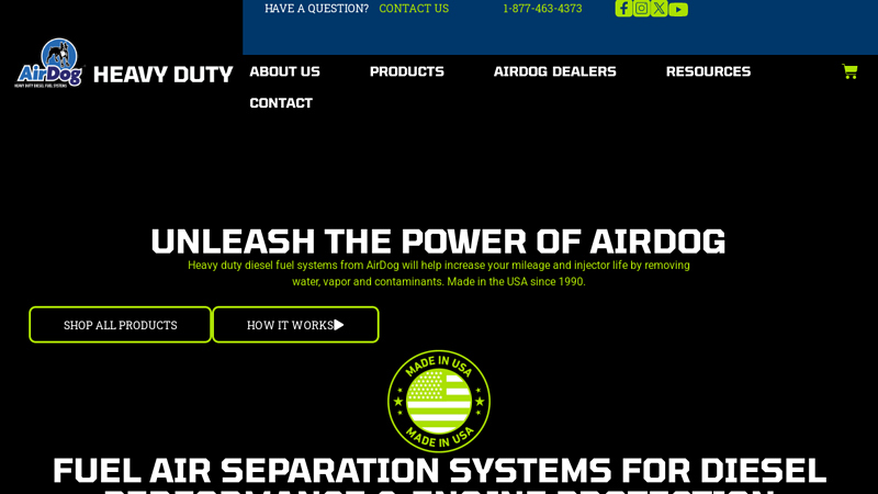 AirDog Diesel: High