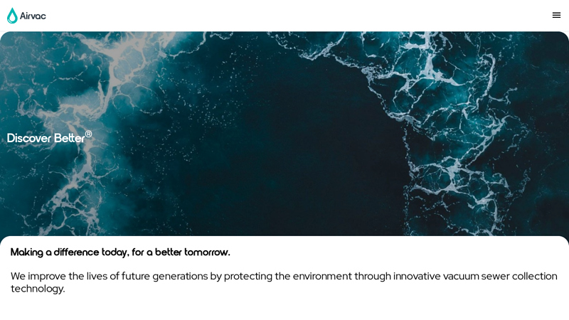 Airvac is the world leader in vacuum sewer system technolo