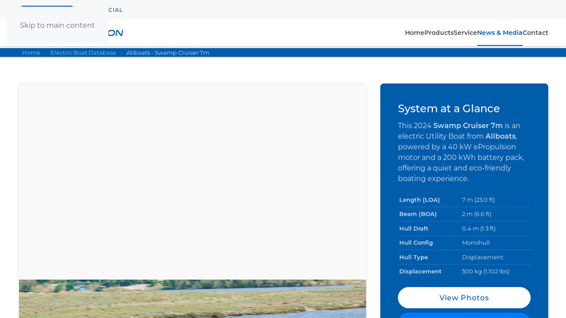 Aliboats Swamp Cruiser 7m