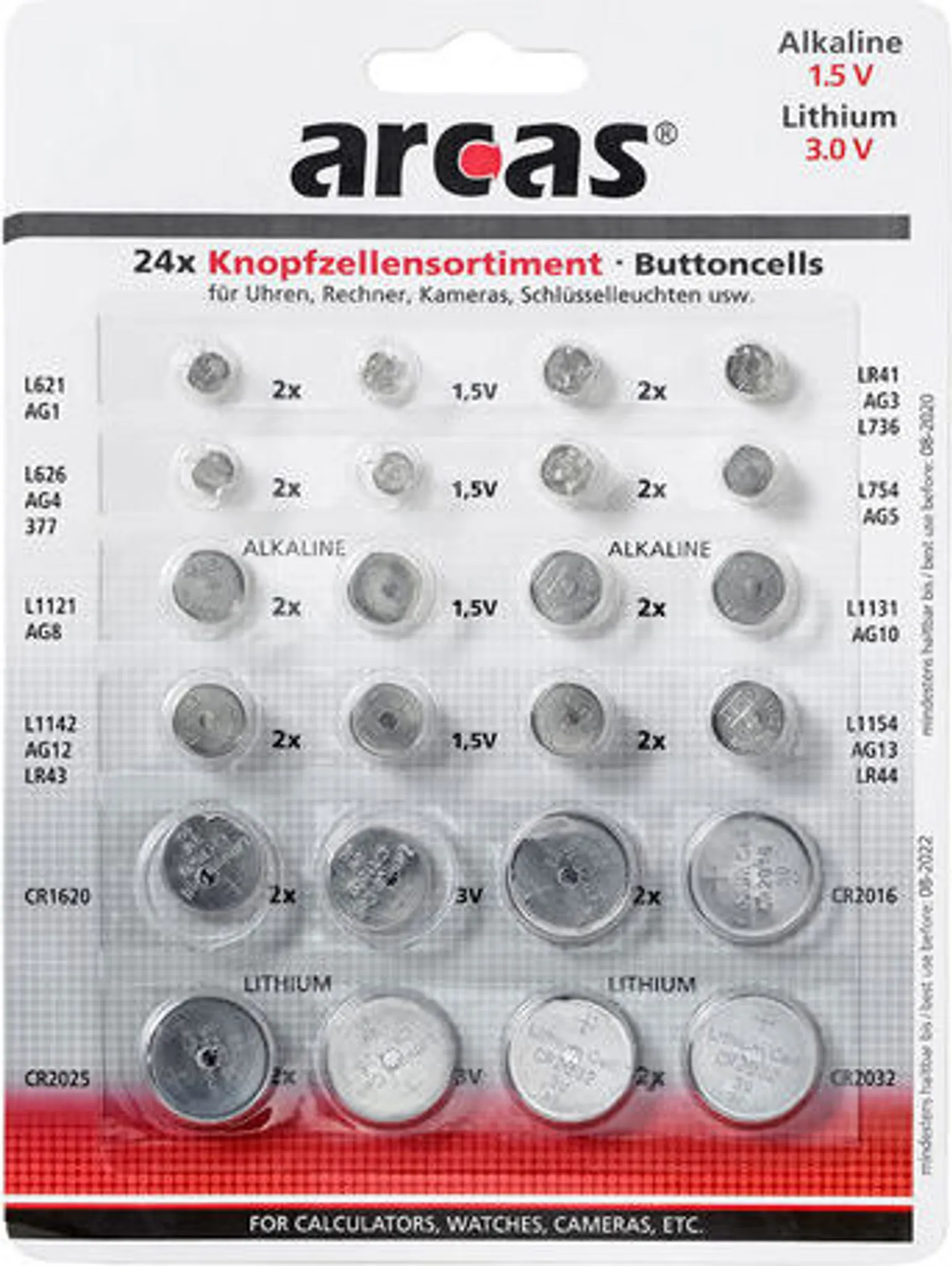ALPALIUM Alkaline Button Cell AG10 / LR54 / 1130 / 1.5V / BP10