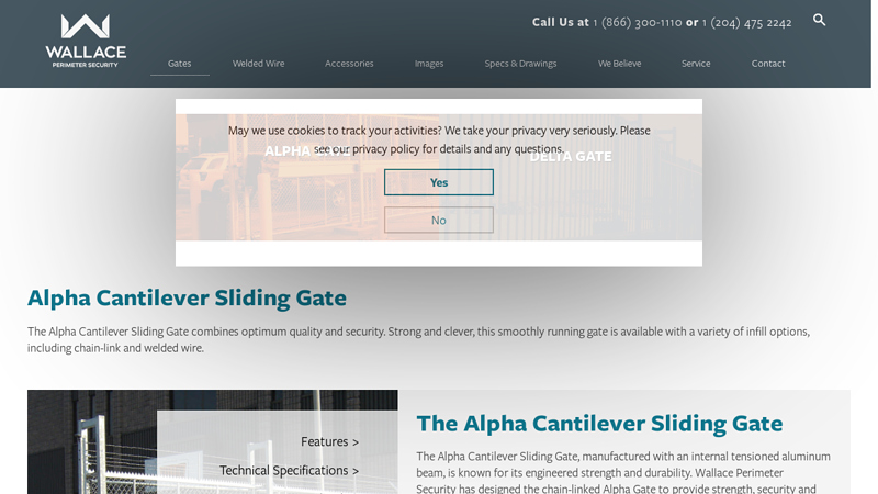 Alpha Cantilever Sliding Gate