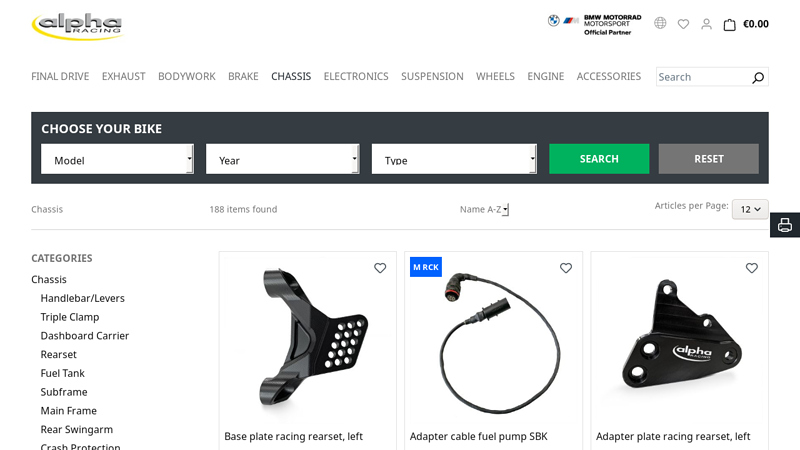 alpha Racing Chassis Anbau