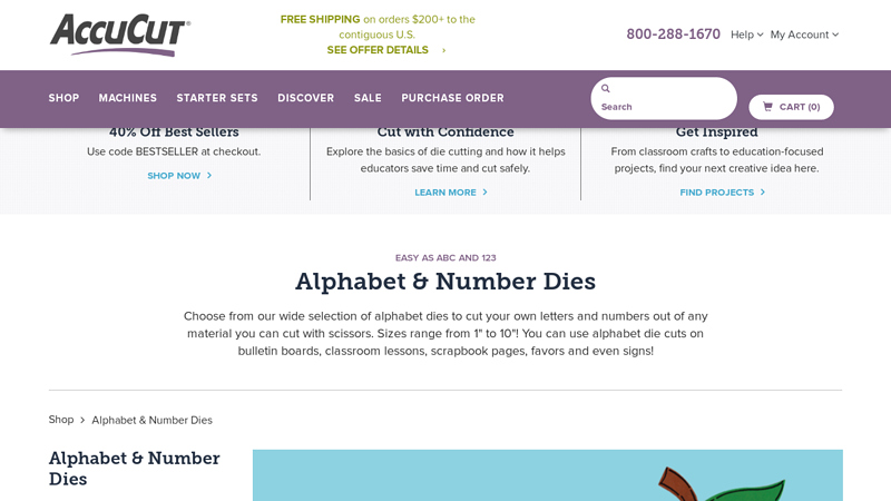 Alphabet & Number Dies