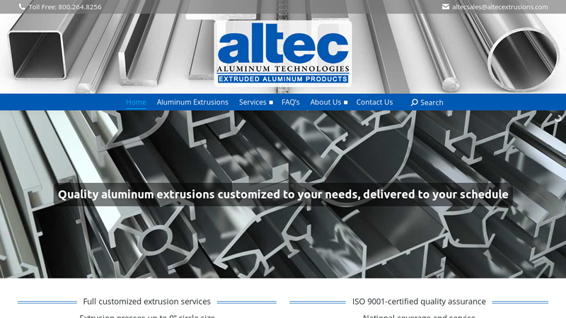 Altec Aluminum Extrusions