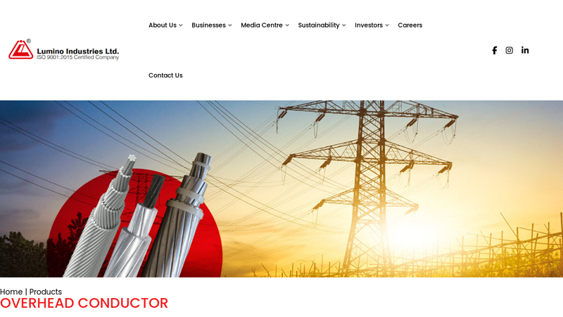 ALUMINIUM CONDUCTORS STEEL REINFORCED (ACSR)