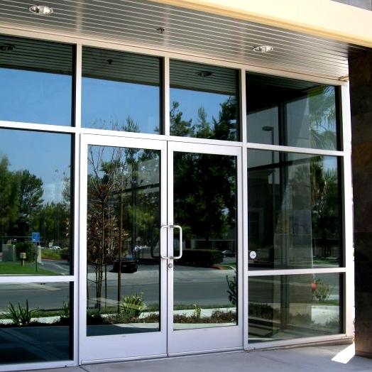 Aluminium doors