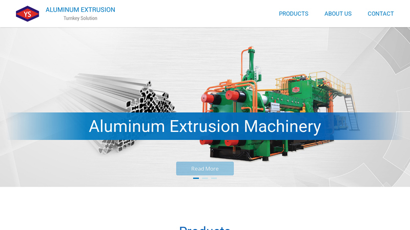 aluminum extrusion machine