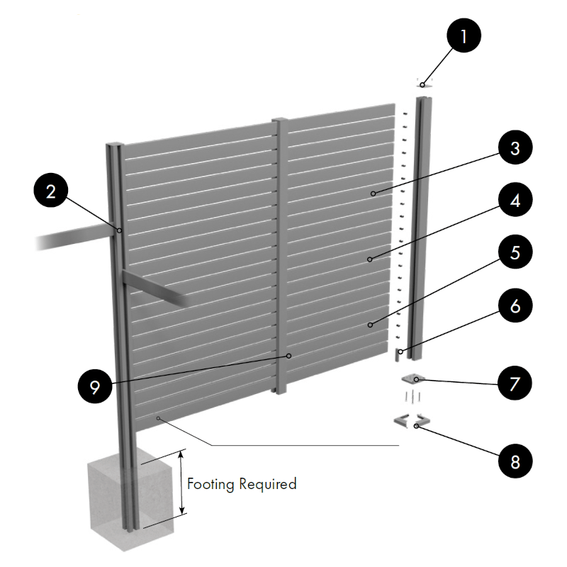 Aluminum Fence Supply