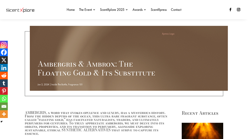 Ambergris & Ambrox: The Floating Gold & Its Substitute