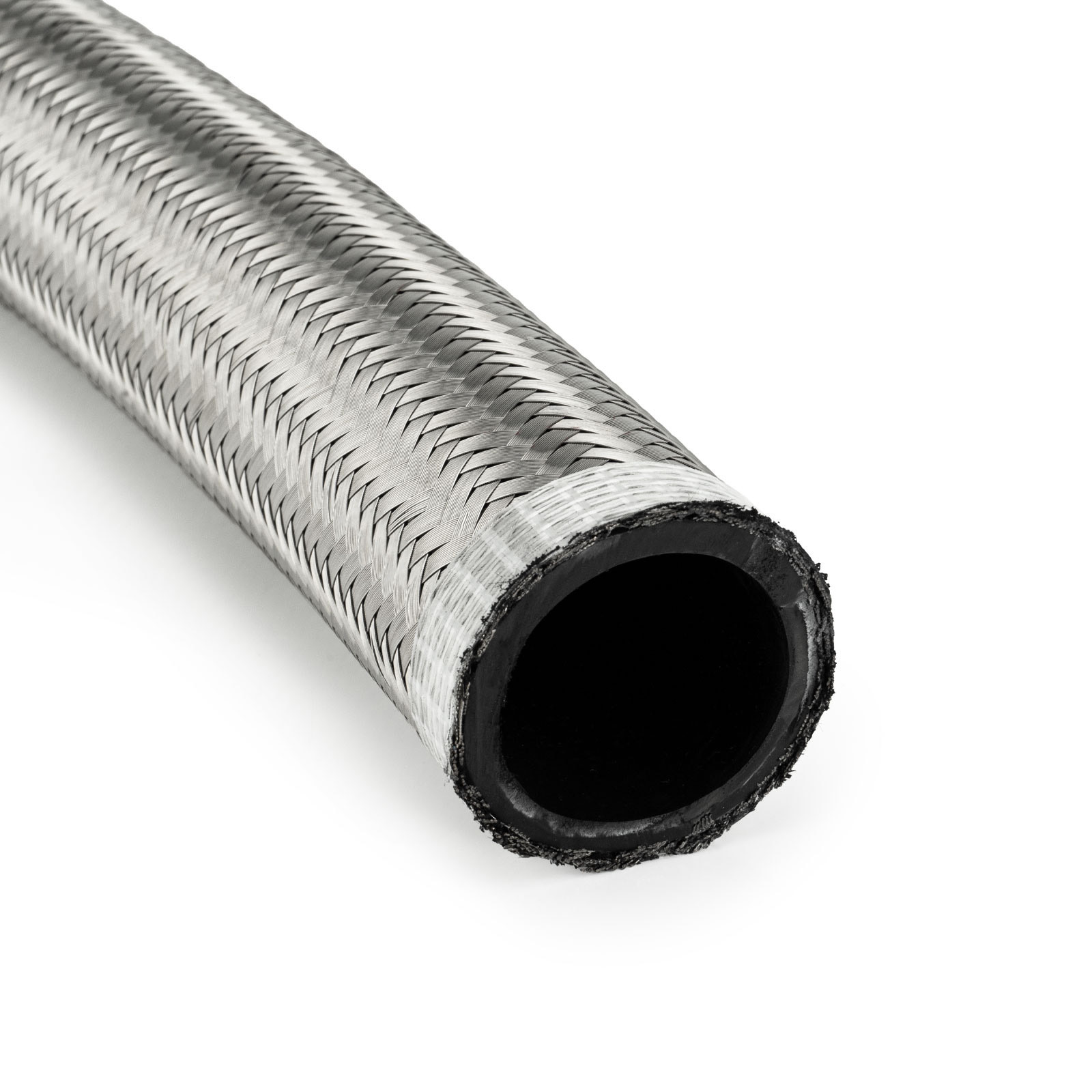 AN20 Rubber Stainless Braided Fuel Oil Coolant Hose Line