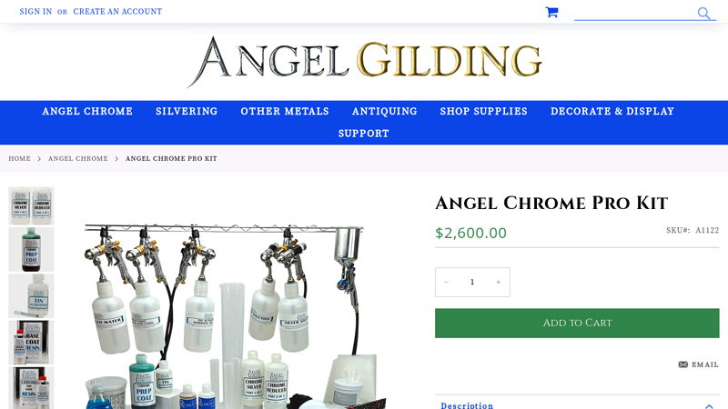 Angel Chrome Pro Kit