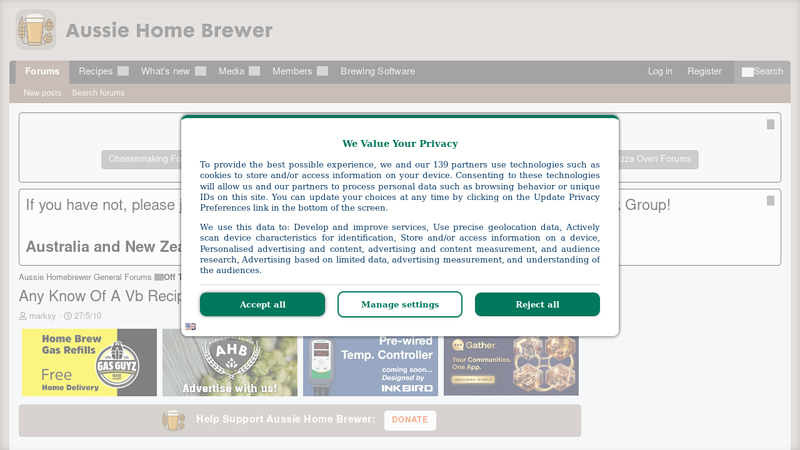 Any Know Of A Vb Recipe?