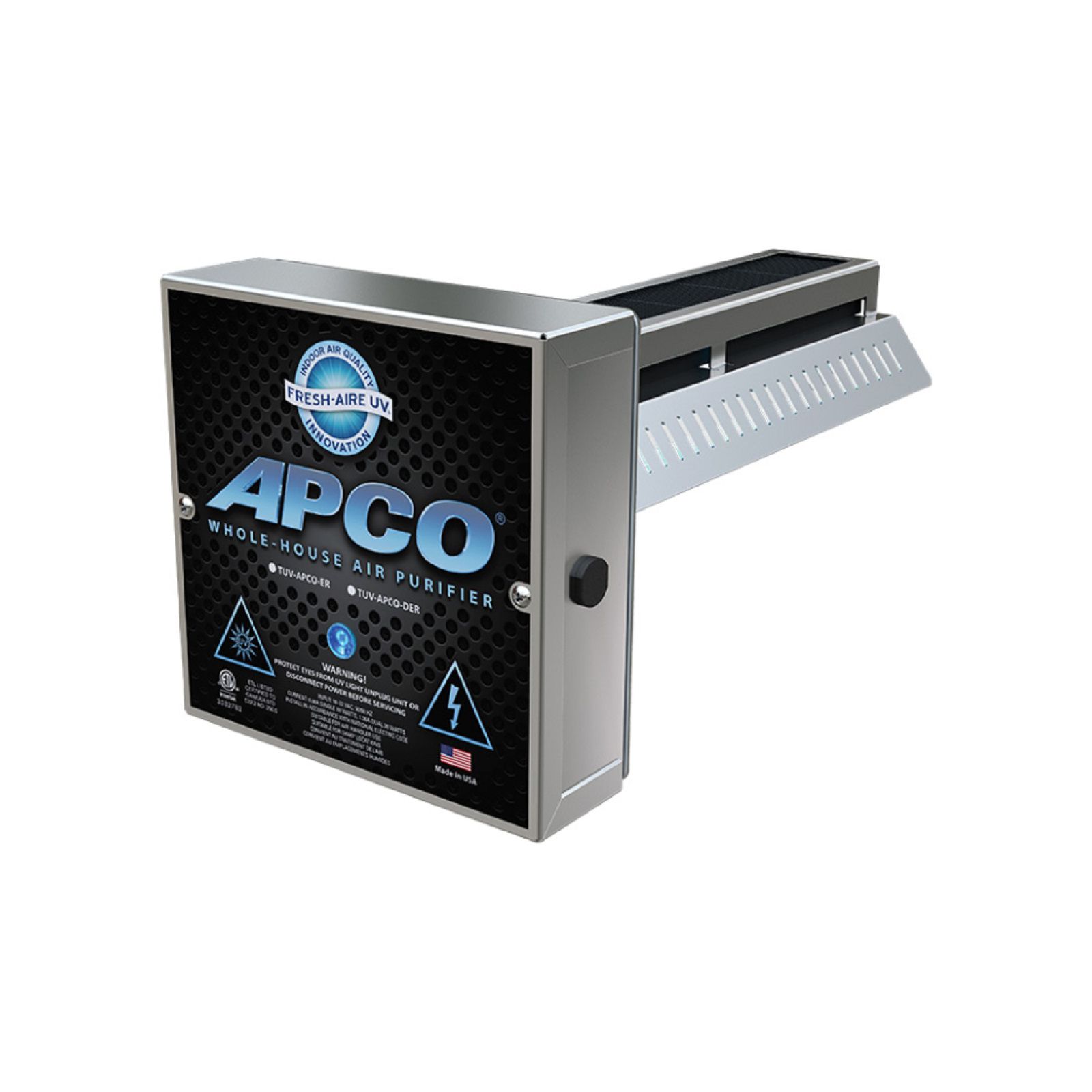 Apco Fresh Aire Uv Whole House Air Purifier With 2 Year Lamp 61231
