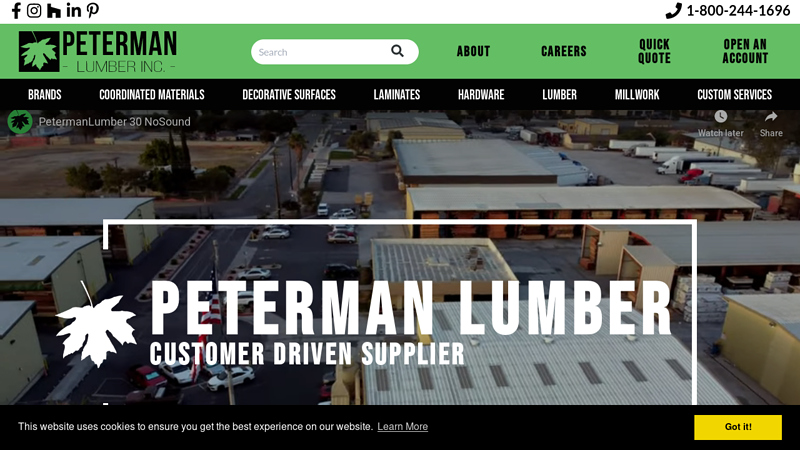 Architectural Hardwood Lumber, Mouldings & Plywood Fontana CA ...