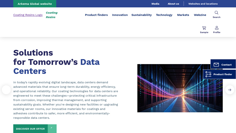 Arkema Coating Resins corporate website