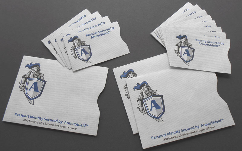 ArmorShield RFID Blocking Sleeves and Envelopes