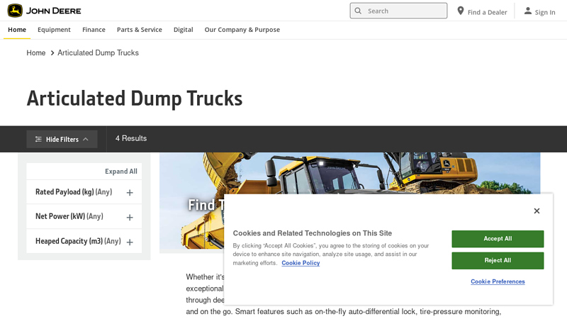 Articulated Dump Trucks