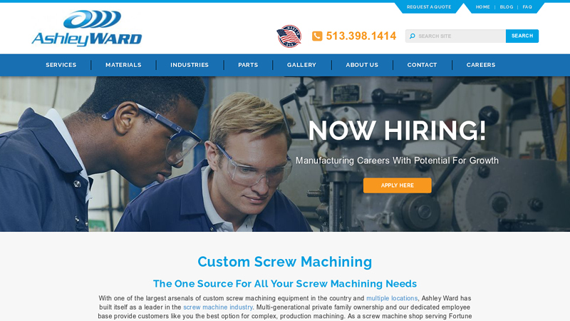 Ashley Ward: Screw Machine Shop