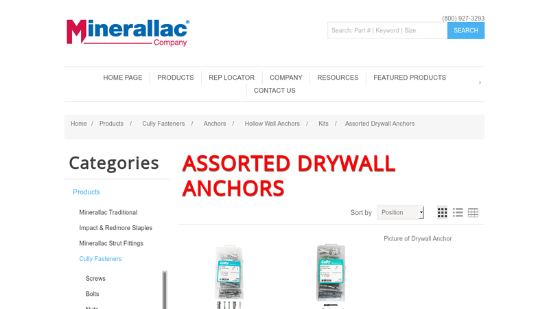 Assorted Drywall Anchors
