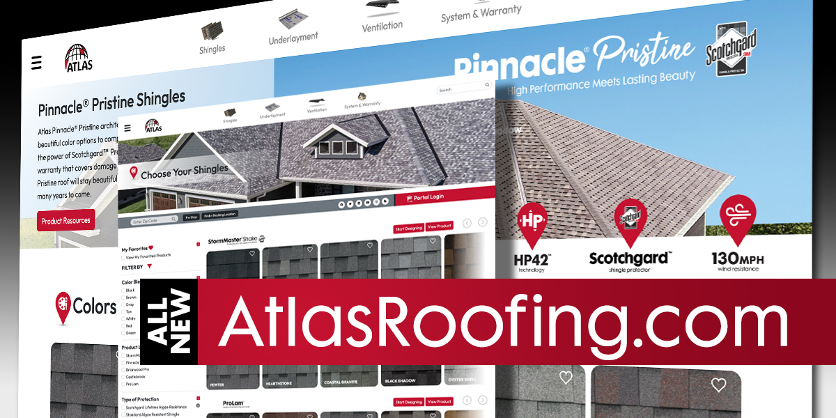 Atlas Roofing Shingles, Underlayments & Ventilation Homepage ...