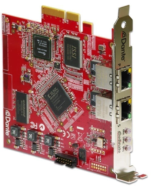 Audinate Introduces Dante PCIe Sound Card