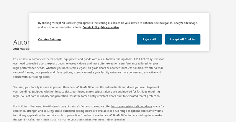 Automatic Sliding Doors
