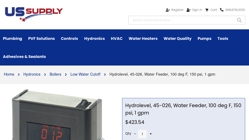 Automatic Water Feeder, 24VAC by Hydrolevel.