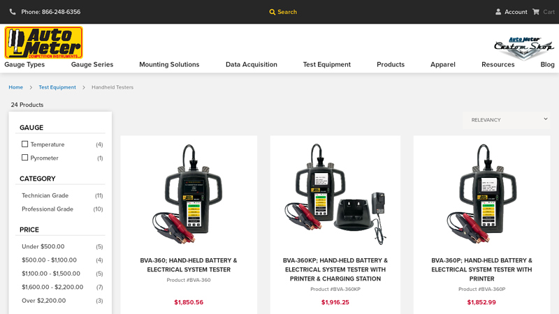 Automotive Car Battery Load Testers