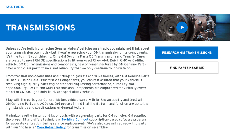 Automotive Transmission Parts