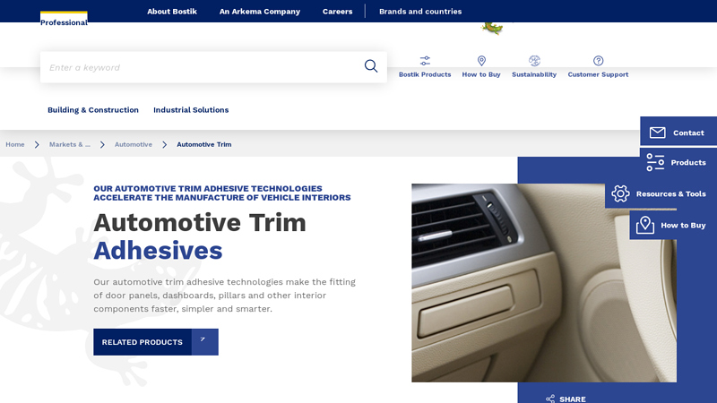Automotive Trim Adhesives