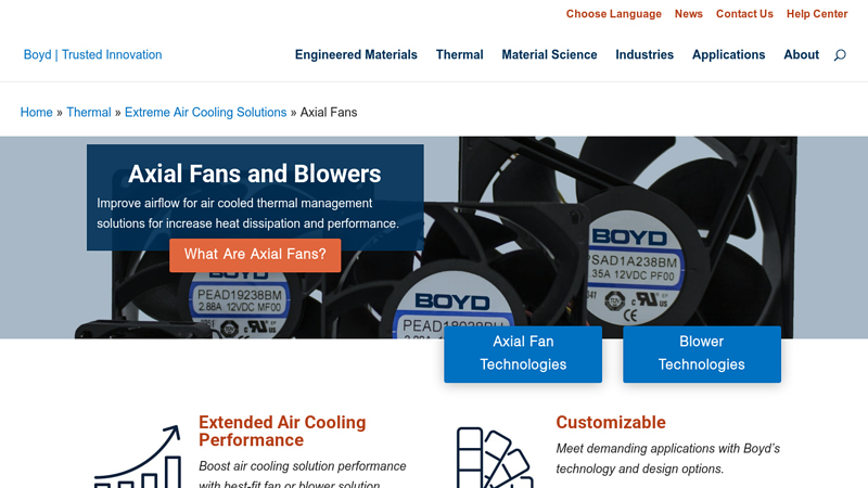 Axial Fans - Boyd