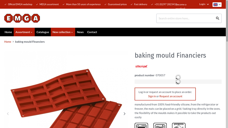 baking mould Financiers