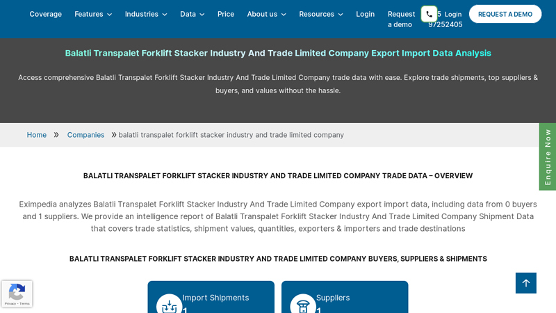 Balatli Transpalet Forklift Stacker Industry And Trade Limited ...