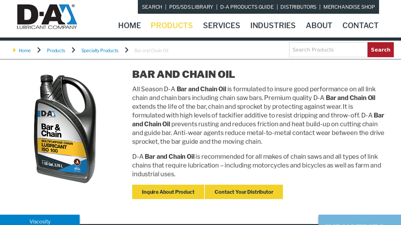 Bar and Chain Oil
