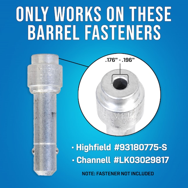 Barrel Lock Meter Key