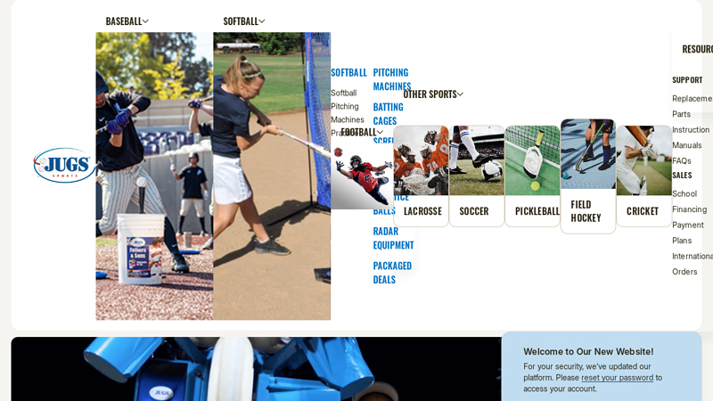 Baseball Pitching Machines & Softball Pitching Machines